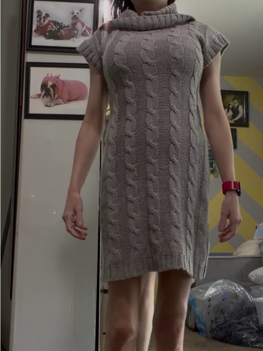 small Mini Dress in Gray